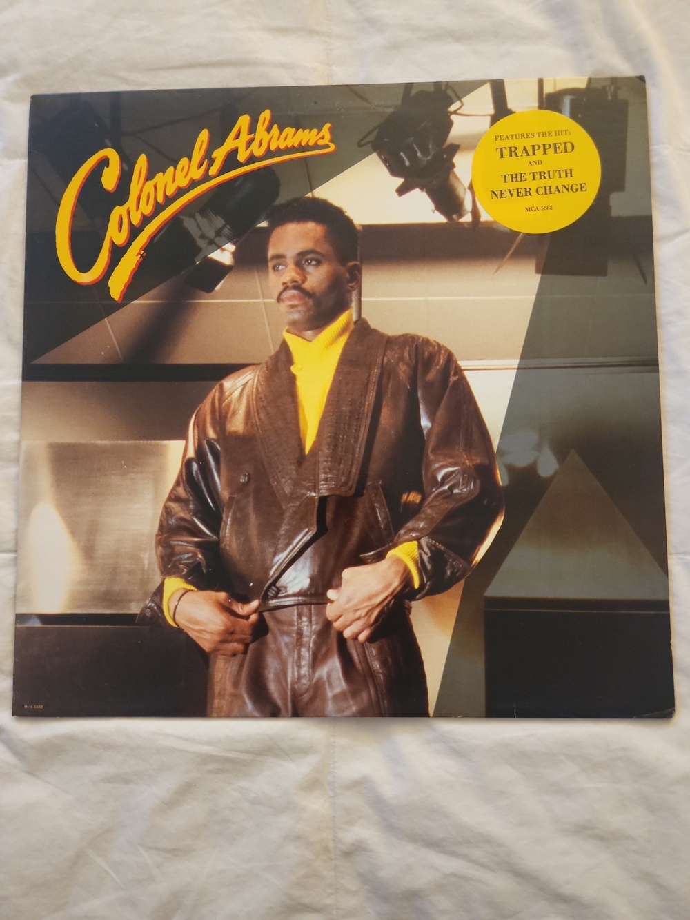 Colonel Abrams - Brown Vinyl Record -- DJ COPY NEVER PLAYED OR REMOVED M EX